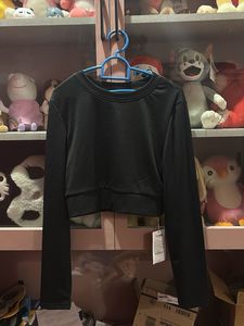 Black Cut Out Sports Top