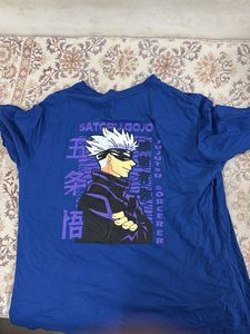 Blue Graphic Print Tee