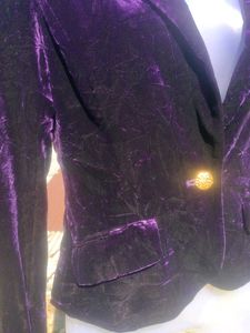 Velvet Purple Blazer