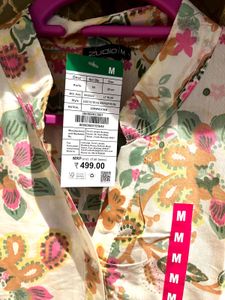 Floral Button Down Kurti