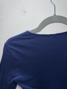 Blue Crop Top H&amp;M