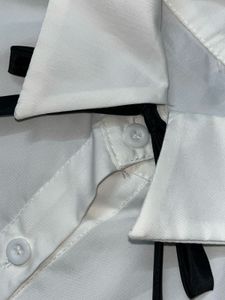 Bow White Blouse