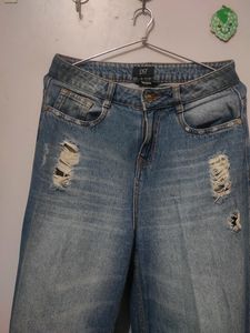High Waist Denim Blue Jeans