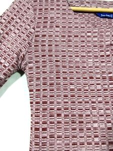 DNMX Maroon Printed Long Dress (Women)