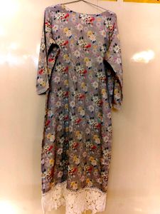 Nice Lacy Floral Kurta