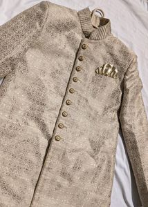 Cream Colour Sherwani (Men)