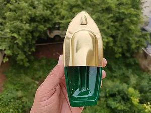 Plain Steam Powered Tin Boat Toy – Classic Retro