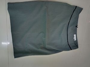 Gray Formal Skirt