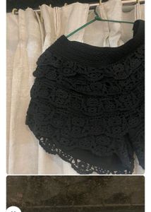 Black Lace Shorts