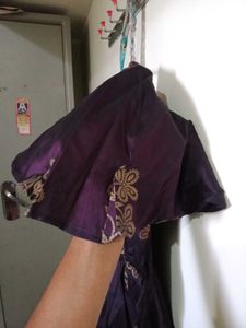Purple Floral Dress