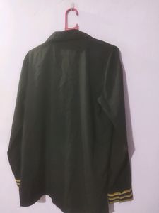 Black Silk Formal Or Causal Shirt