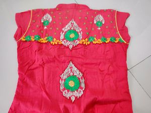 Anarkali Dress With Legging And Dupatta
