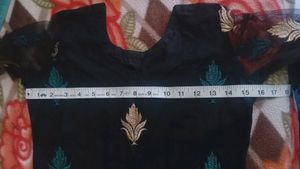 Black net kurti