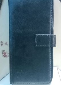 Samsung A50 Phone Cover Leather Black Cover