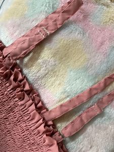 Pastel Pink Midi A- Line Dress