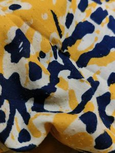 Yellow Printed Kurti