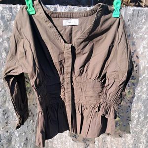 Cute olive green blouse