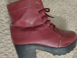 Red Ankle Boots