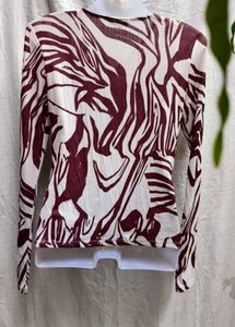 I. MESH CUTE DEEP NECK TOP