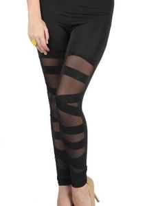 Chiffon Jegging Criss Cross Design