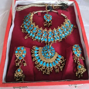 Blue Stone Jewelry Set