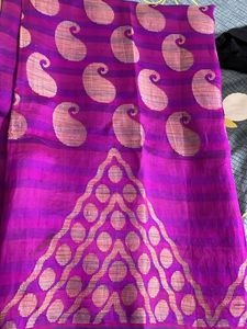Purple Zari Saree