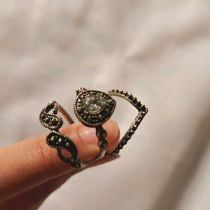 🆕 Queen Vintage Ring Set