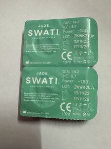 Swati Verma Green Contact Lense   (Jade)-1.50