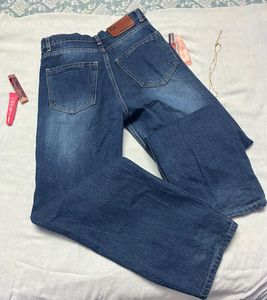 Ripped Wide Leg Jeans