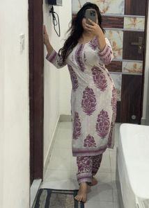 Elegant Printed Kurta Set