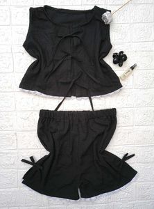 Pinteresty Tie Up Co-ord 🖤