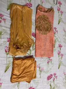 Combo Of Kurta Plazo N Duppata