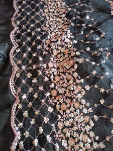 Black Sequined Lehenga Choli