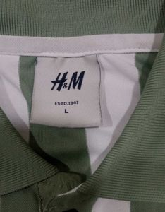 H&amp;M striped Polo t-Shirt