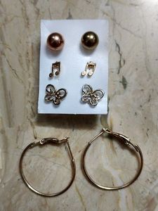 4 Earrings set