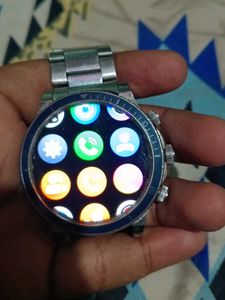 Pebble Chrome Watch God Condition 1day Battery