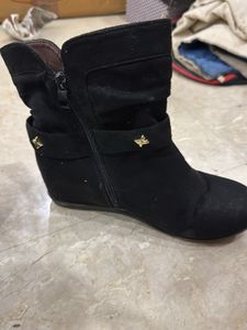 Black Suede Boots