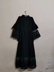 Elegant Black Lace Dress