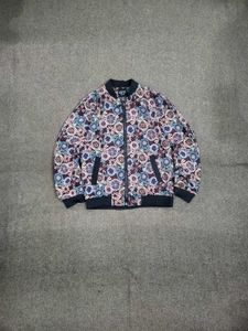boohooMAN Floral Print Bomber Jacket