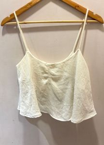 White Flowy Cami Top