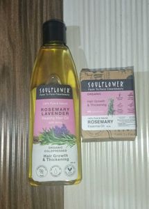 Soulflower Hair Oil & Soap Set