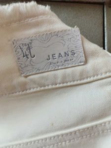 white womens funky jeans