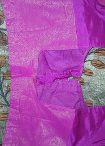 Pink Silk Blend Blouse