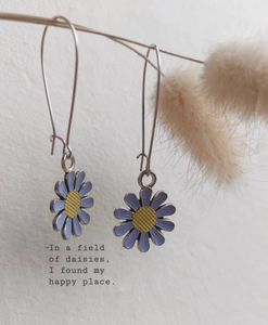 ✨️🪻Purple Daisy Earrings🪻✨️