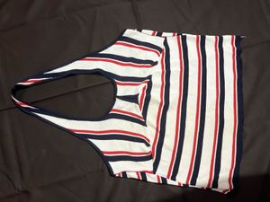 Striped Halter Top