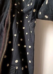 Polka Dot Bomber Jacket