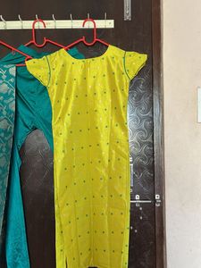 Yellow Kurti Suit Set