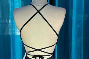 Black Satin Short Frock