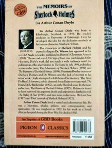 Sherlock Holmes Memoirs