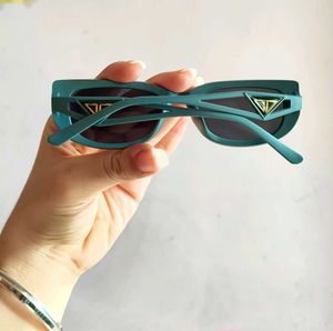 Teal Retro Sunglasses